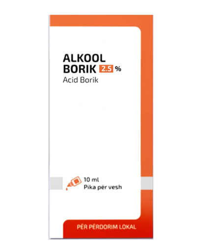 Alkool Borik 2.5% 10 ml