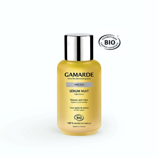 [G691] Gamarde Pres-Age Serum Nuit 30ml Bio