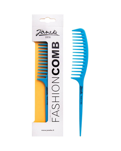 [82826 BFL] JANEKE FASHION COMB FOR GEL APPLICATION BLUE FLUO