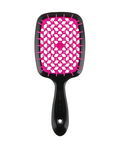 [71SP234 FUX] JANEKE SMALL SUPERBRUSH VENTED BRUSH COMPACT VERSION BLACK FUCHSIA
