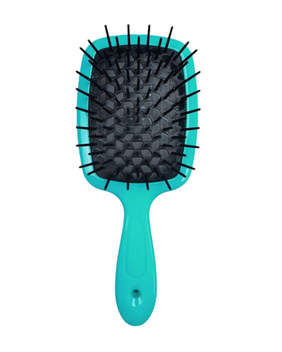 [72SP234 TSE] JANEKE SMALL SUPERBRUSH VENTED BRUSH WITH SOFT PINS TURQUESE BLACK