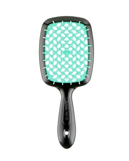 [71SP226 TFF] JANEKE SUPERBRUSH VENTED BRUSH WITH SOFT PINS BLACK TIFFANI