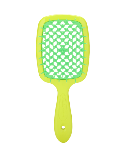 [86SP226 LIM] JANEKE SUPERBRUSH VENTED BRUSH WITH SOFT PINS LIME