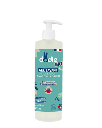 [3700763510293] Dodie 3 in 1 Cleansing Gel Organic - from birth - 400ML