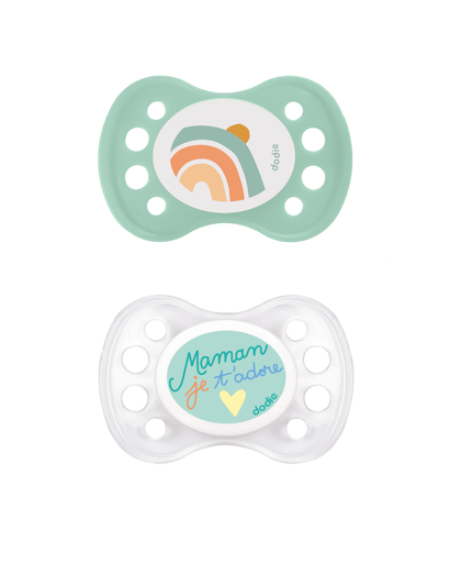 [3700763500119] Dodie Soother 0-6 months A31 MIXED X2