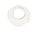 Tutete Bandana Dribble Bibs Leaves White Plain