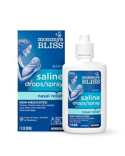[679234051647] Mommys Bliss Saline Drops/Spray nasal relief ,30ml