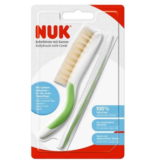 Nuk baby brush with comb