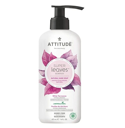 ATTITUDE HAND SOAP WHITE TEA LEAVES