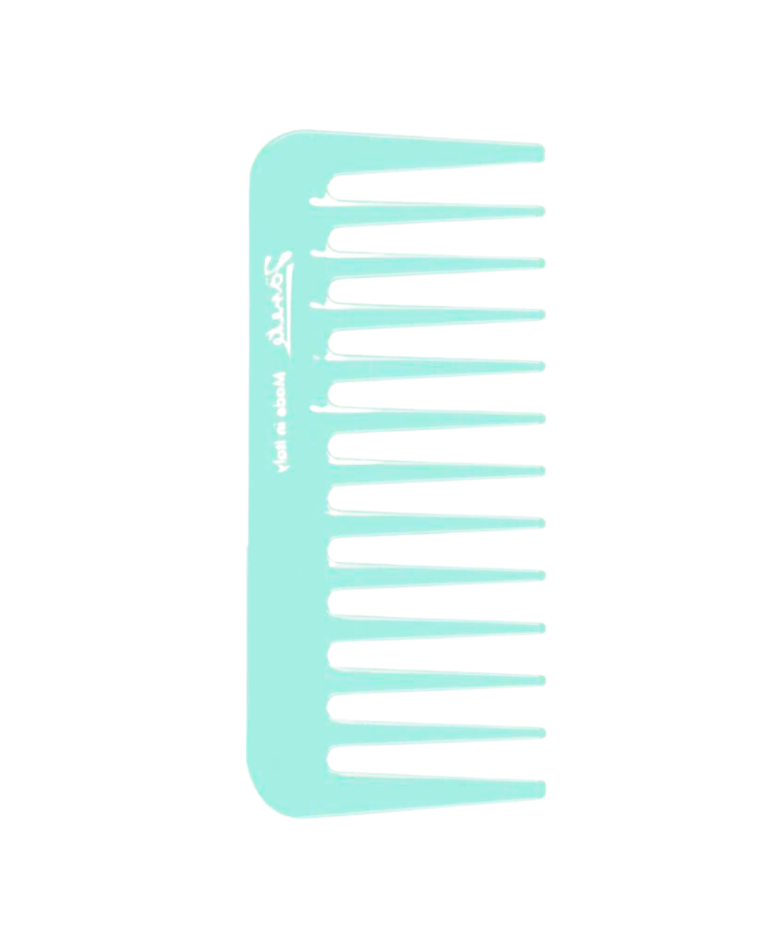 JANEKE MINI SUPERCOMB WITH WIDE TEETH  TURQUOISE PASTEL
