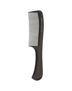 JANEKE PROFESSIONAL HANDLE COMB, BLACK COLOR, 22cm