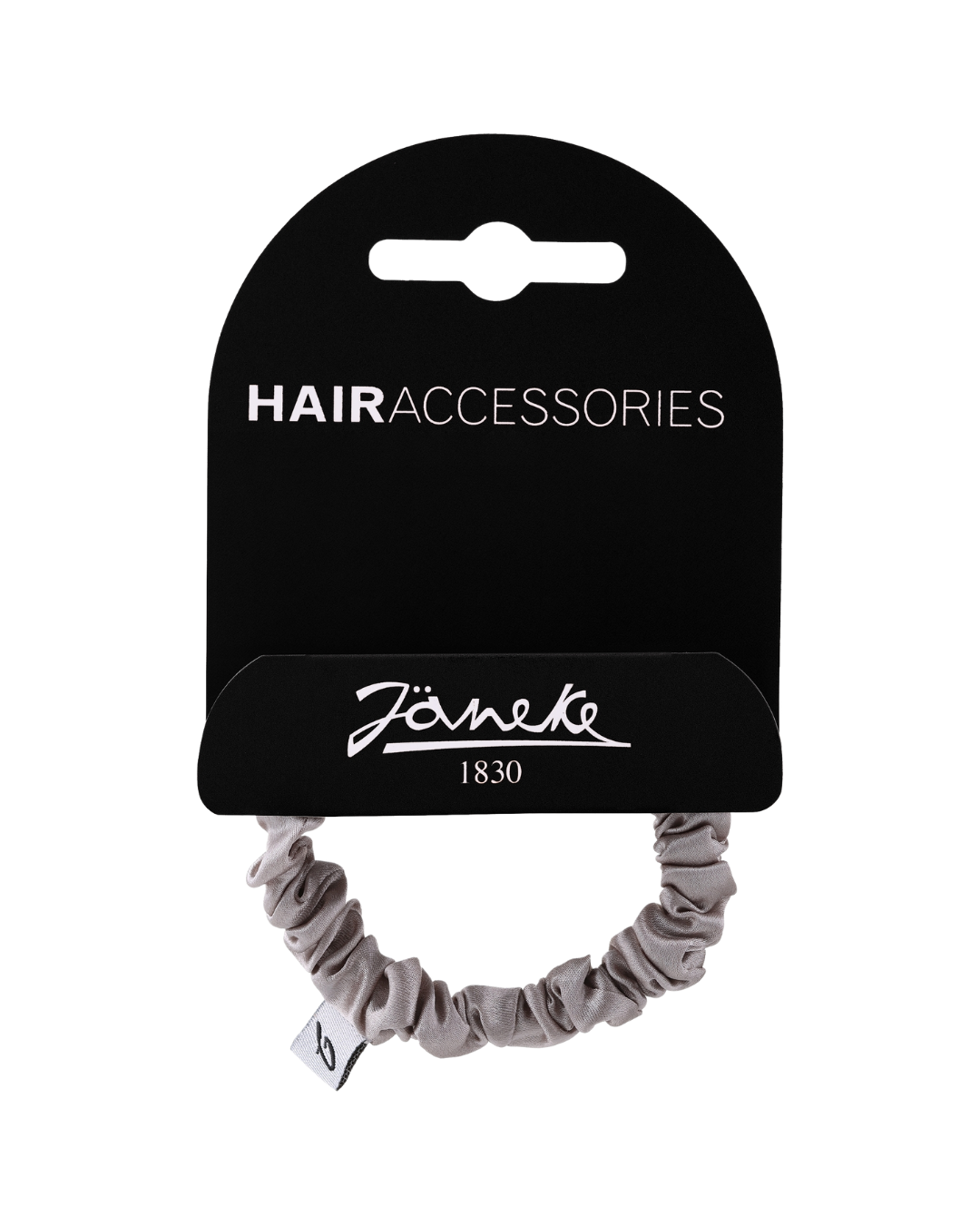 JANEKE SMALL ELASTICO SCRUNCHIE IN LIGHT GREY