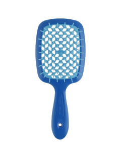 JANEKE SMALL SUPERBRUSH VENTED BRUSH COMPACT VERSION FLUO BLU