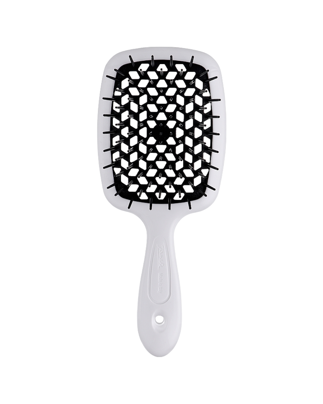 JANEKE SMALL SUPERBRUSH VENTED BRUSH COMPACT VERSION WHITE BLACK