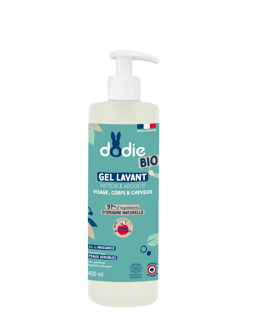 Dodie 3 in 1 Cleansing Gel Organic – from birth – 400ML