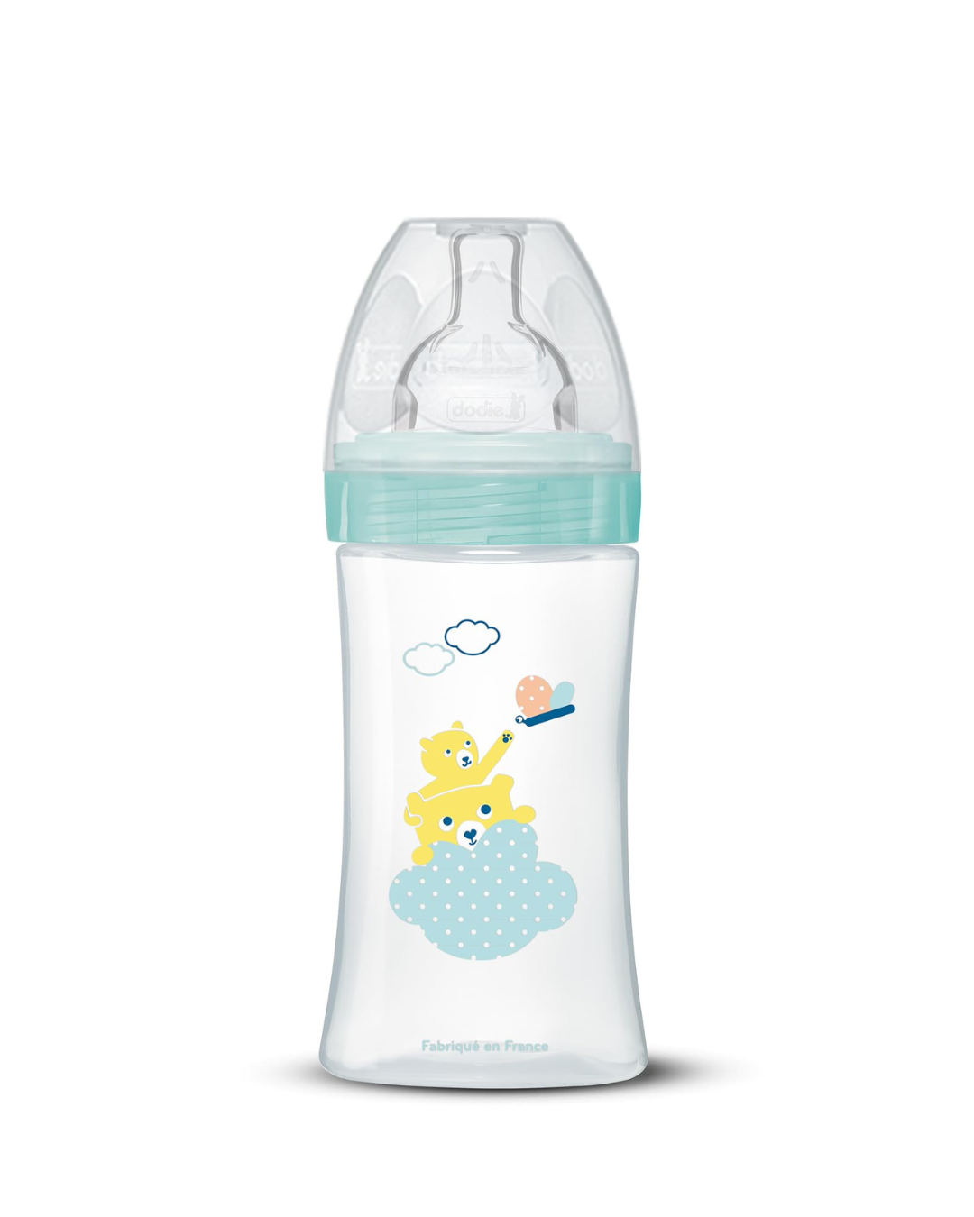Dodie Bottle Sensation+ Anti-Colic 270ml AIR 0-6 months Flat Teat Flow 2