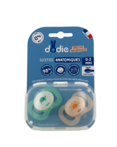Dodie Soother 0-2 months NEW BORN Green DUO N3