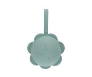 Tutete Light Sage Flower Silicone Pacifier Holder