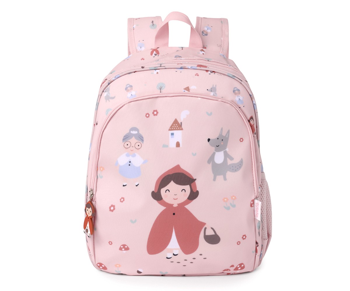 Tutete Little Red Medium-Sized Backpack +Keychain