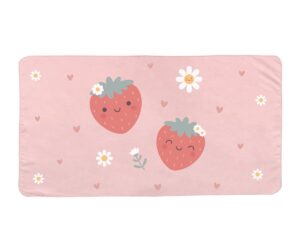 Tutete Microfiber Beach Towel with Strawberries