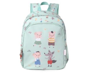 Tutete The Three Little Pigs Medium-Sized Backpack +Keychain