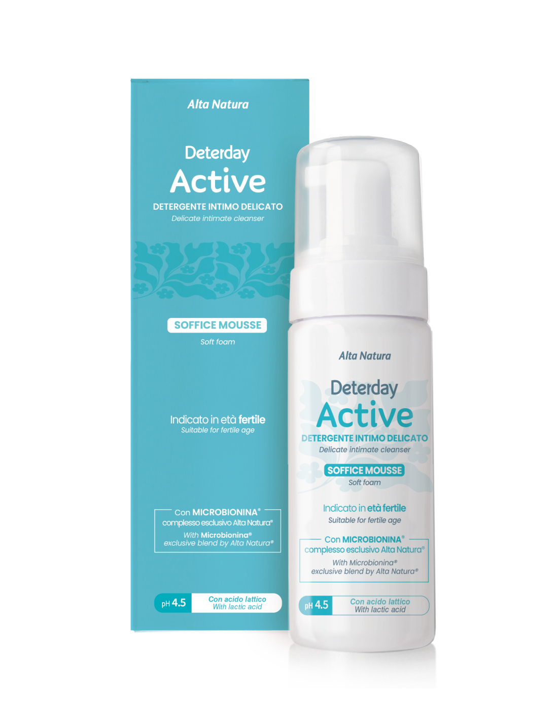 Alta Natura Deterday Detergente Intimo Active ph 4.5 150 ml