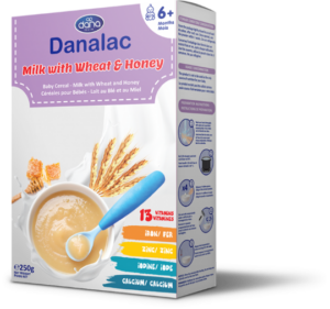 Danalac Milk with Wheat and Honey 6m+,250g