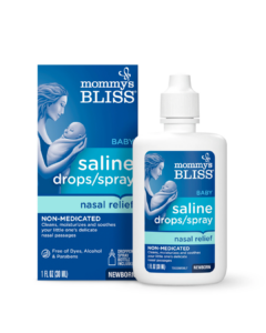 Mommys Bliss Saline Drops/Spray nasal relief ,30ml