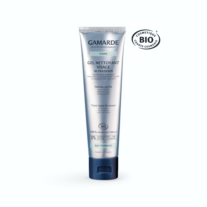 Gamarde Gel Nettoyant Visage Homme 100gr Bio – G550