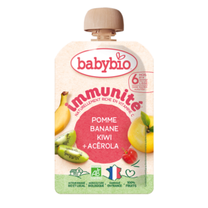 Babybio Apple Banana Kiwi Immunity Pouch +6m 100gr