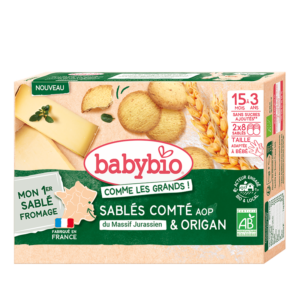 Babybio Comté Cheese Oregano Biscuit +15months
