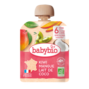 Babybio Kiwi, Mango & Coco Pouch +6months 90gr