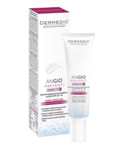 Dermedic Angio Nano Vit E ,Redness Correcting Day Cream Spf 20+ IR ,40g