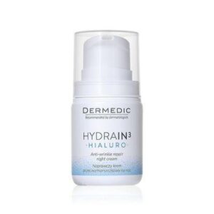 Dermedic Hydrain3 Hilaluro Anti-Wrinkle Repair Night Cream,  55ml