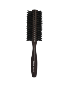 JANEKE BLACK TUMBLED WOOD HAIRBRUSH, Ø37mm