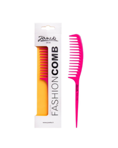 JANEKE FASHION COMB FOR GEL APPLICATION PINK FLUO
