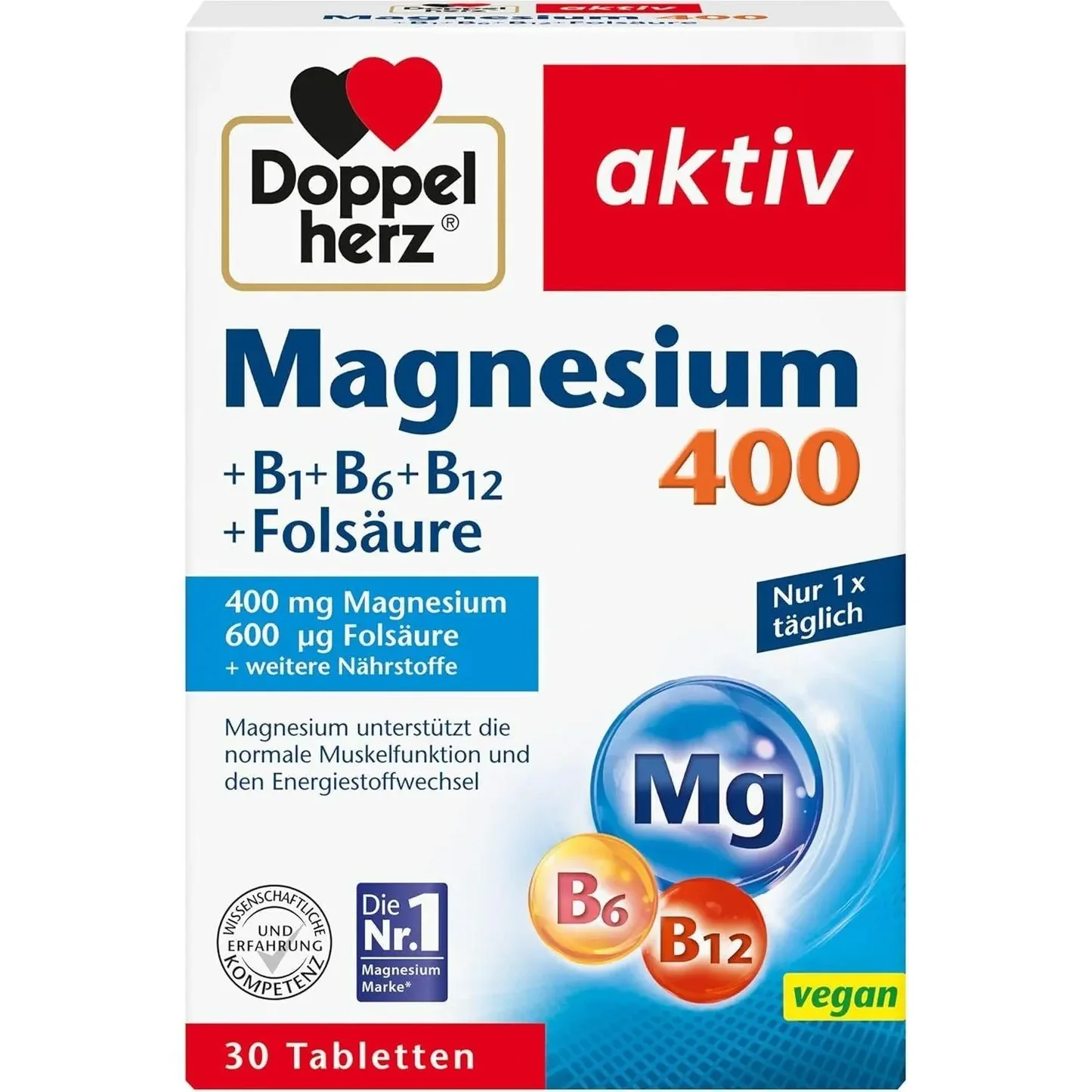 Doppelherz Magnesium 400mg *30tab