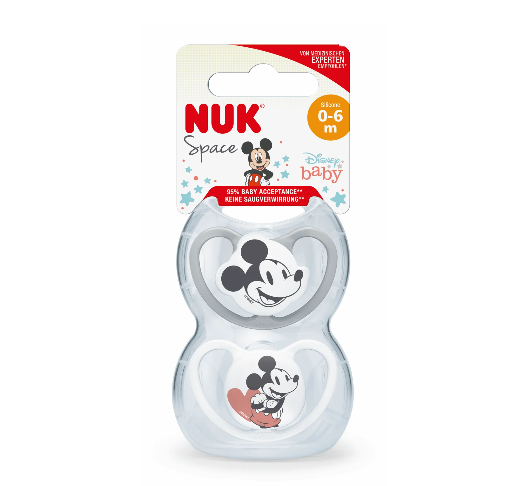 BIB RRENS SIL 0-6M MICKEY *2PCS