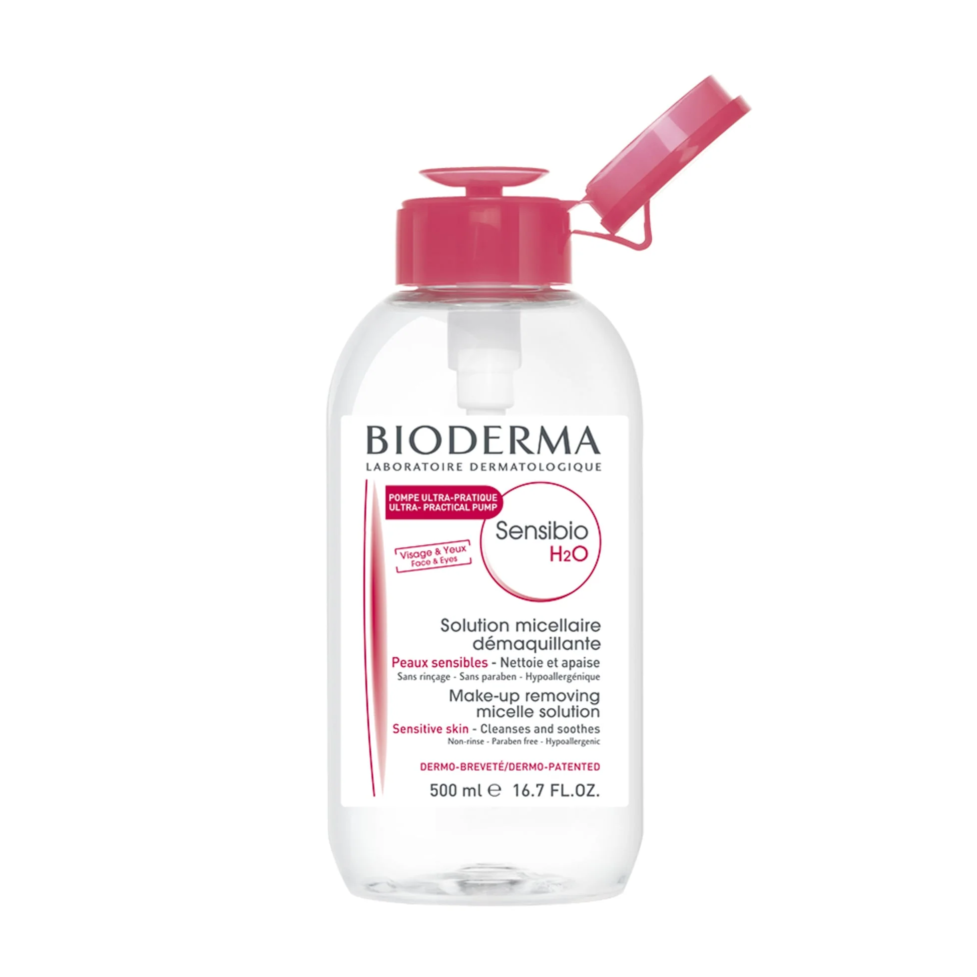 Bioderma sensibio micelle solution ultrapractical pump * 500ml