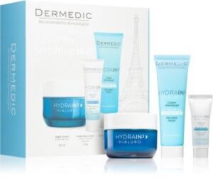 Dermedic HYDRAIN3 SET Night Cream 50ML + Creamy Cleasing Gel 25ML + Under Eye Cream 7ML