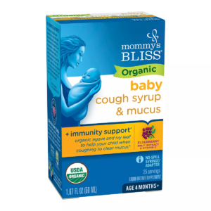Mommys Bliss Organic Baby Cough Syrup & Mucus Relief + Immunity Boost Day 50 ML