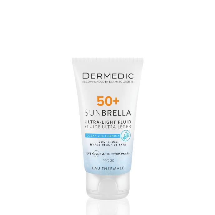Dermedic Sunbrella Ultra-light fluid SPF 50+ couperose hyper-reactive skin 40ml