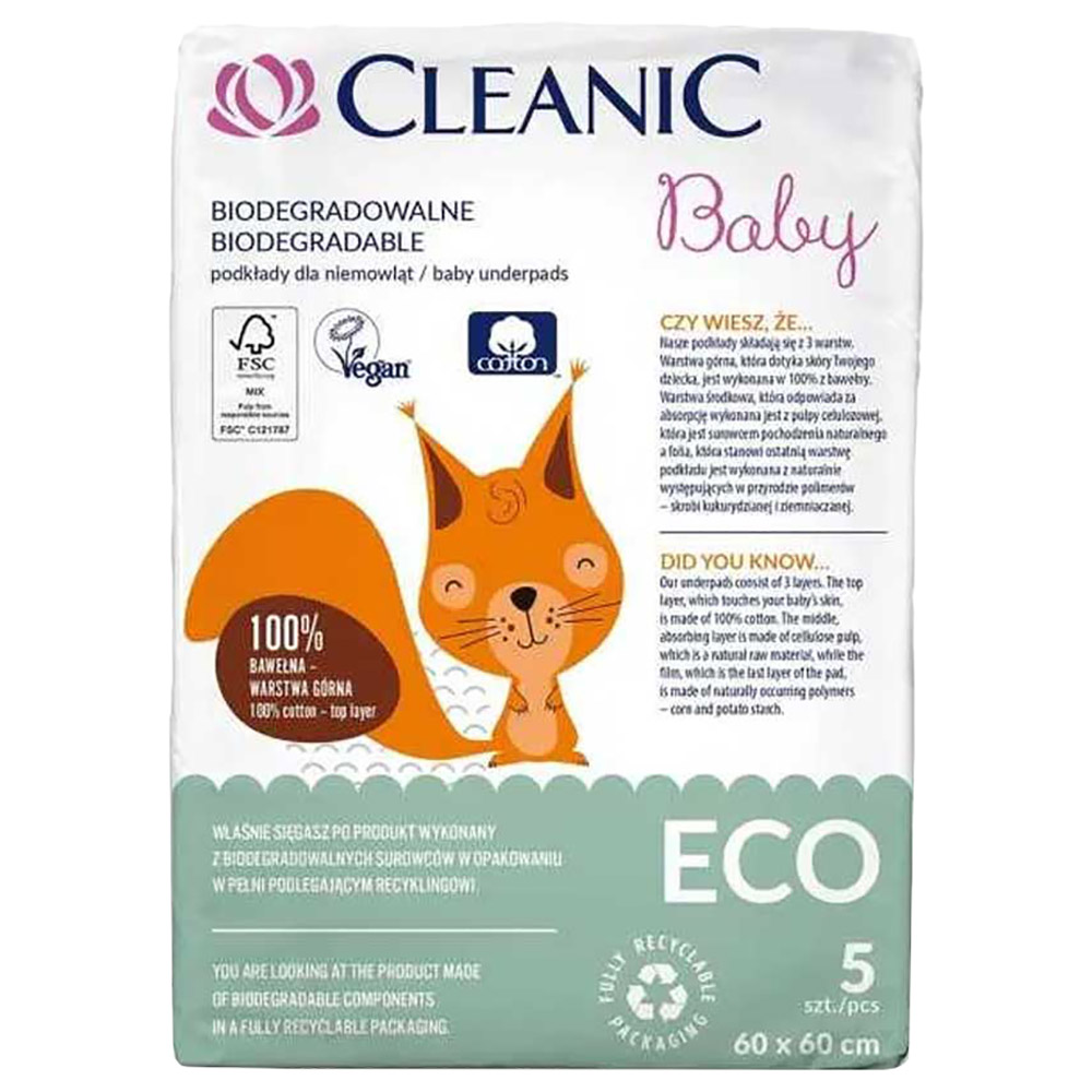 Harper Cleanic Baby Underpads 60×60 *5Pcs