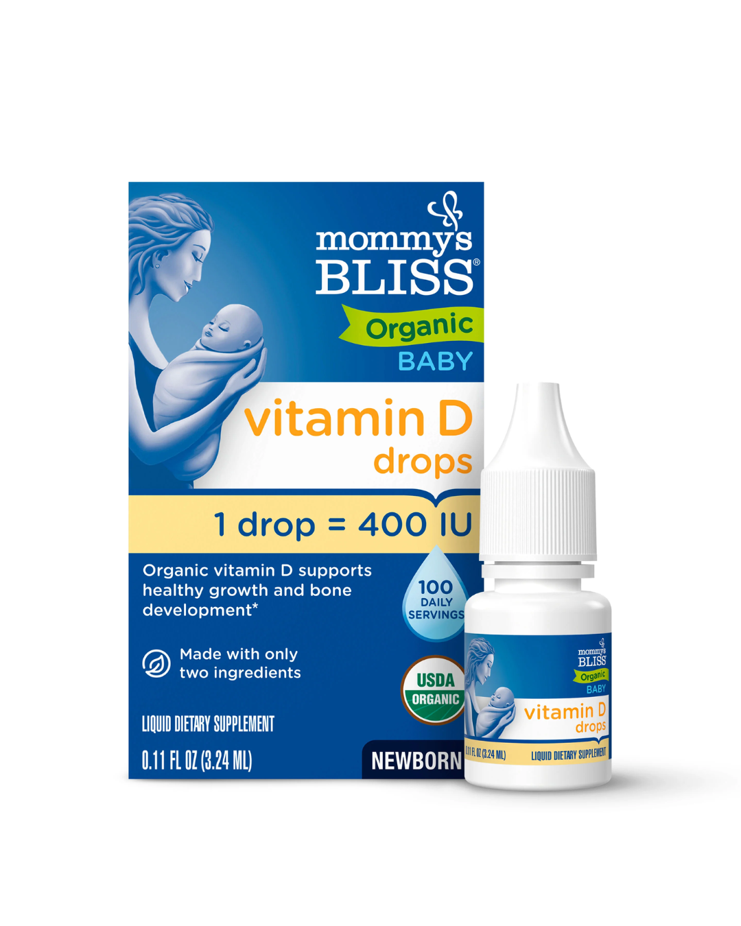 Mommys Bliss Vitamin D Organic Drops 24Ml