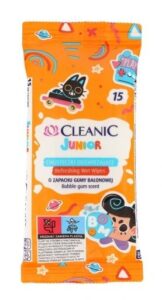 Harper Hygienics Cleanic Junior Refreshing Wet Wipes 15 Pcs