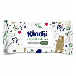Harper Kindii Natural Balance Wet Wipes 60 Pcs Pop-Up
