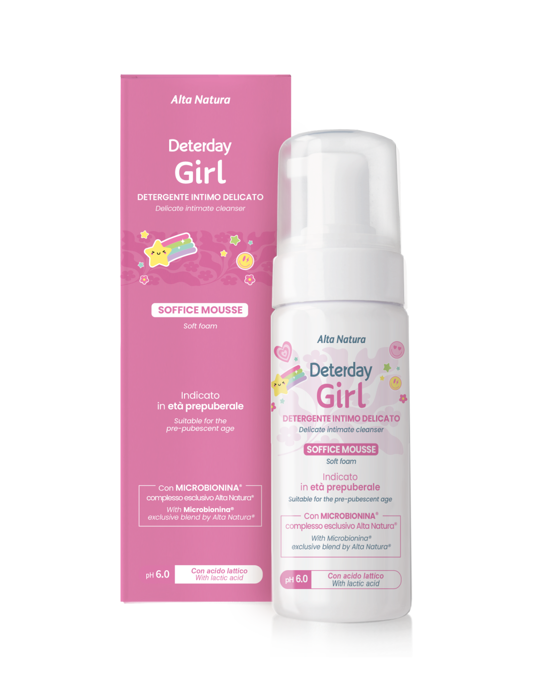 Alta Natura Deterday Detergente Intimo Girl pH 6.0 150ML