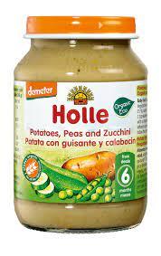 Holle Potatoes Peas Zucchini,190g