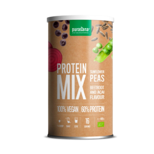 Purasana Veg. Prot.Mix 58% pea/sunflower/acai 400g BIO
