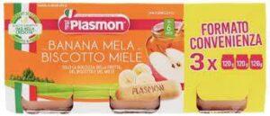 Plasmon Banana Mela X3, 6m+